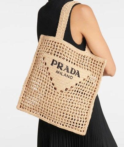 vintage prada raffia bag|Prada raffia bag dupe.